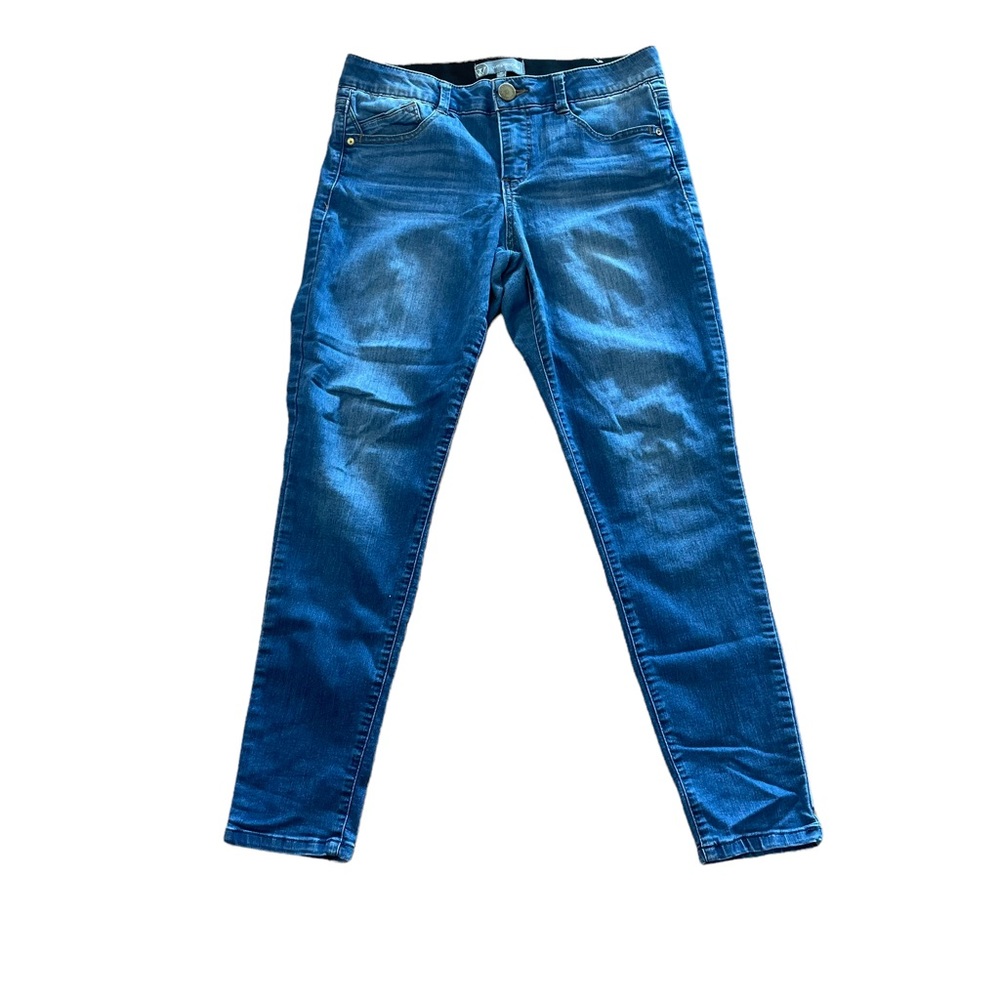 Wit & Wisdom Midrise Skinny Dark Wash Ankle Jeans size 10